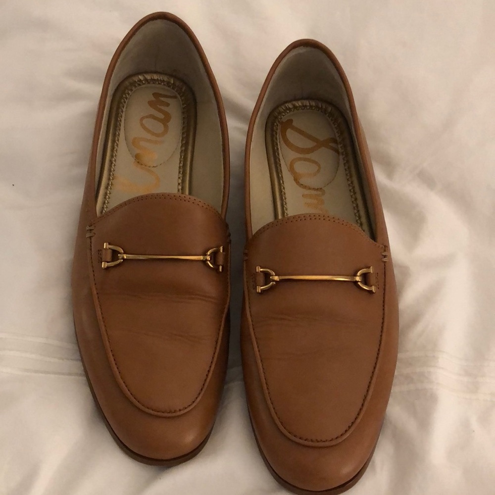Sam Edelman tan buckle loafers. Sz: 8
